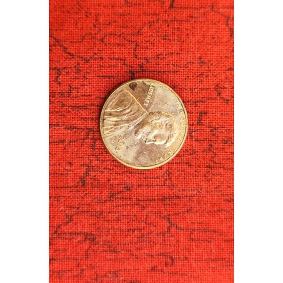 Red & Brown Cotton Cracked Pattern Textile Sewing Quilting Fabric - Picture 5 of 6